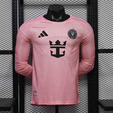 26-27 Inter Miami Home Long sleeves Kit Player Version Soccer T-Shirt AAAAJersey Supply Yupoo