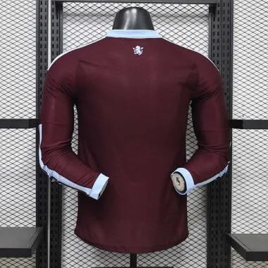 Aston Villa 2026/27 Home Long Sleeve All Sponsors Player Version Jersey