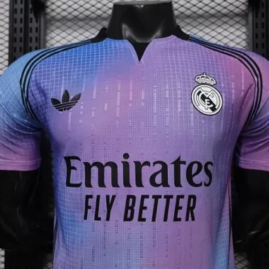 Real Madrid 2026/27 Blue Pink Gradient Special Edition Player Version Jersey