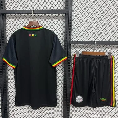 Ajax 2026/27 Black Red Yellow Green Special Edition Jersey and Shorts Kit
