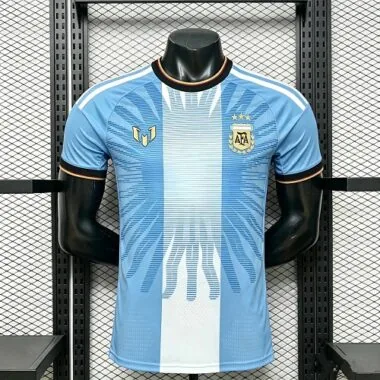 Argentina 2026 Sky Blue White Sunburst Commemorative Edition Player Version Jersey