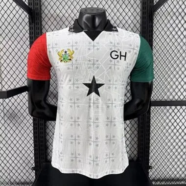 25-26 Ghana White Special Edition Kit Player Version Soccer T-Shirt AAAAJersey Supply Yupoo