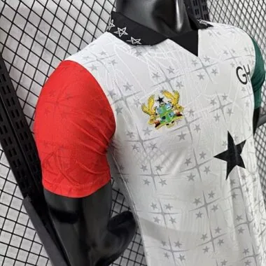 25-26 Ghana White Special Edition Kit Player Version Soccer T-Shirt AAAAJersey Supply Yupoo