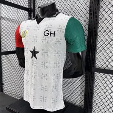 25-26 Ghana White Special Edition Kit Player Version Soccer T-Shirt AAAAJersey Supply Yupoo