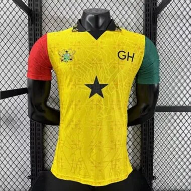 25-26 Ghana Yellow Special Edition Kit Player Version Soccer T-Shirt AAAAJersey Supply Yupoo