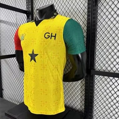 25-26 Ghana Yellow Special Edition Kit Player Version Soccer T-Shirt AAAAJersey Supply Yupoo