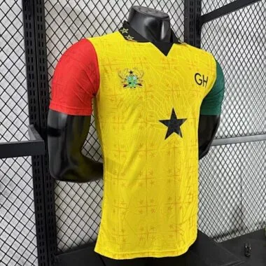 25-26 Ghana Yellow Special Edition Kit Player Version Soccer T-Shirt AAAAJersey Supply Yupoo
