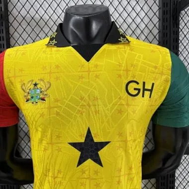 25-26 Ghana Yellow Special Edition Kit Player Version Soccer T-Shirt AAAAJersey Supply Yupoo
