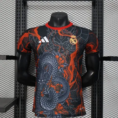25-26 Real Madrid Black Dragon Kit Special Edition Player Version Soccer AAAAJersey Yupoo
