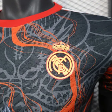 25-26 Real Madrid Black Dragon Kit Special Edition Player Version Soccer AAAAJersey Yupoo