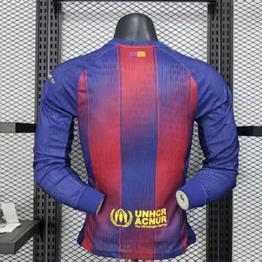 25-26 Barcelona Home Long Sleeves Kit Player Version Shirt AAAAJersey Supply Yupoo