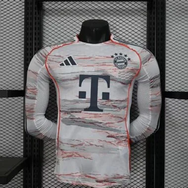 25-26 Bayern Munich Away Long Sleeve Kit Player Version Shirt Joy AAAAJersey Supply Yupoo