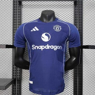 25-26 Manchester United Blue Kit Special Edition Player Version Soccer AAAAJersey Yupoo