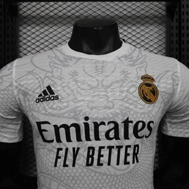 24-25 Real Madrid White Dragon Special Edition Player Version Shirt AAAAJersey Yupoo