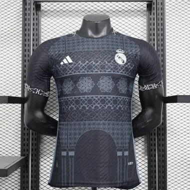 24-25 Real Madrid Special Edition Black Mandala Player Version Shirt Sport AAAAJersey Yupoo