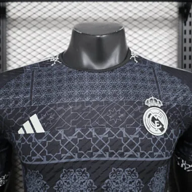 24-25 Real Madrid Special Edition Black Mandala Player Version Shirt Sport AAAAJersey Yupoo