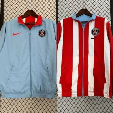 PSG 2023/24 Sky Blue Red White Reversible Windbreaker