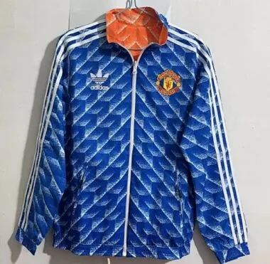 Manchester United 2023/24 Blue Reversible Windbreaker