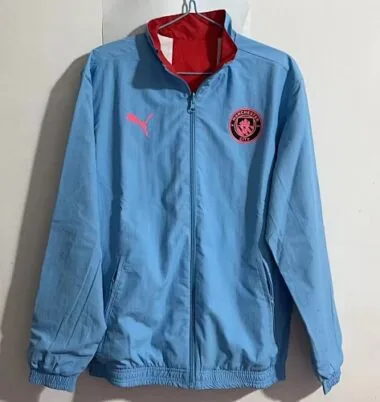 Manchester City 2023/24 Red White Reversible Windbreaker