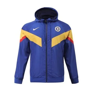 Chelsea 2023/24 Blue Yellow Hooded Windbreaker