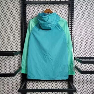 Arsenal Mint Green Hooded Windbreaker