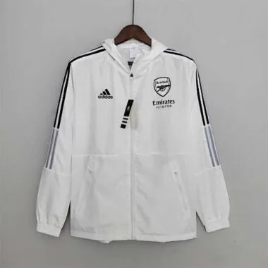 Arsenal 2022/23 White Pink Pattern Windbreaker