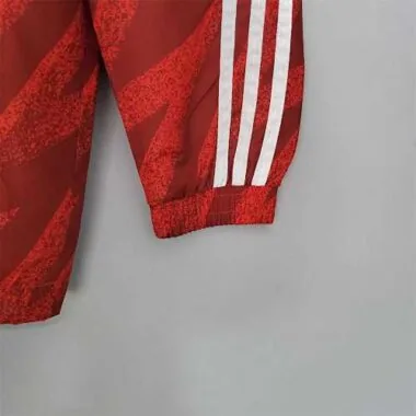 Arsenal 2021/22 Red Geometric Windbreaker