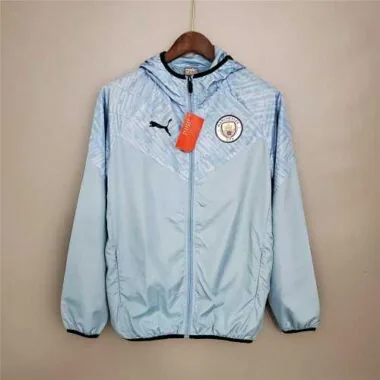 Manchester City 2021/22 Light Blue Windbreaker