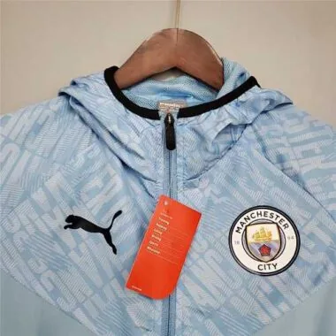 Manchester City 2021/22 Light Blue Windbreaker