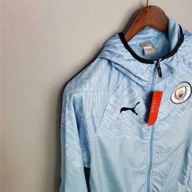 Manchester City 2021/22 Light Blue Windbreaker