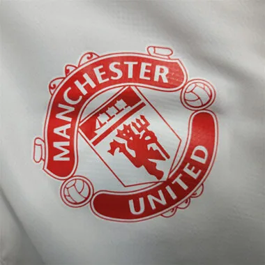 Manchester United White Red Windbreaker