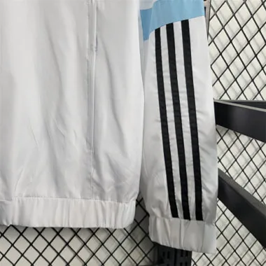 Manchester United 2023/24 White Light Blue Windbreaker