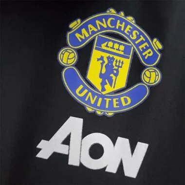 Manchester United 2022/23 Black Blue Windbreaker