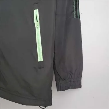 Manchester United 2021/22 Black Grey Camouflage Windbreaker