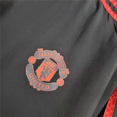 Manchester United 2020/21 Black White Windbreaker