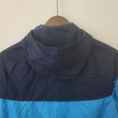Napoli 2022/23 Blue Black Hooded Windbreaker