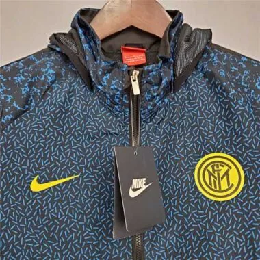 Inter Milan 2021/22 Blue Camouflage Windbreaker