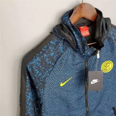 Inter Milan 2021/22 Blue Camouflage Windbreaker