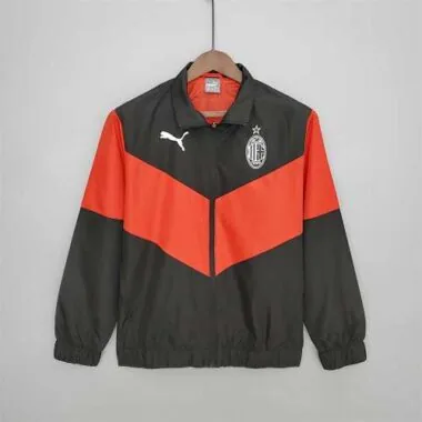 AC Milan 2021/22 Black Red Windbreaker