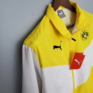 Dortmund 2021/22 Yellow White Windbreaker