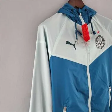 Palmeiras 2022 Blue White Windbreaker