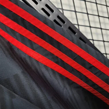 Flamengo Black Red Geometric Windbreaker