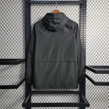 Flamengo Black Red Hooded Windbreaker