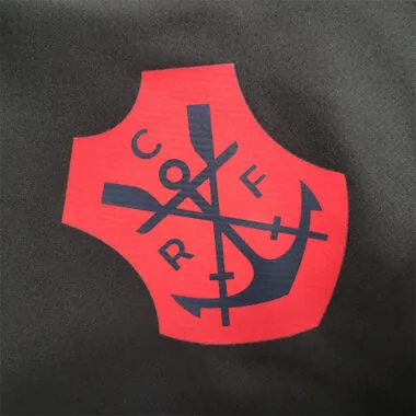 Flamengo Black Red Hooded Windbreaker