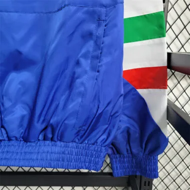 Flamengo 2023/24 Blue White Red Green Hooded Windbreaker