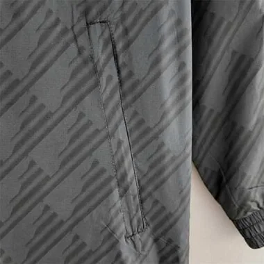 Flamengo 2022/23 Black Red Trim Windbreaker