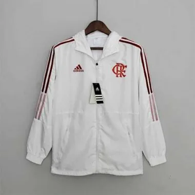 Flamengo 2022/23 White Red Windbreaker