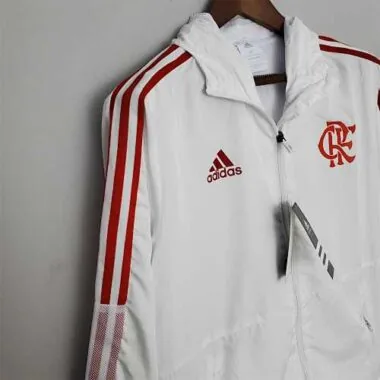 Flamengo 2022/23 White Red Windbreaker