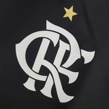 Flamengo 2022/23 Black White Blue Windbreaker