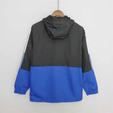 Flamengo 2022/23 Black White Blue Windbreaker